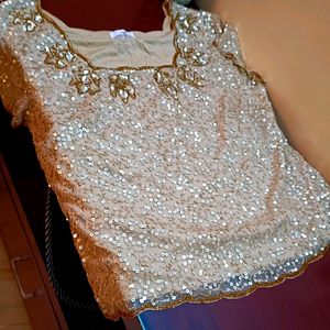 Golden Sequin Top