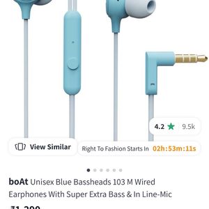 Boat Bassheads Wired Earphones