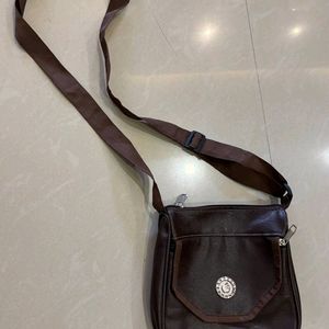 Coffee Brown Sling Bag