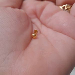 Beautiful New 22crt Gold Dimond Cut Nosepin