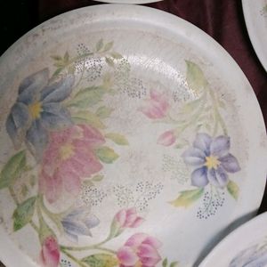 Four Melamine Plate