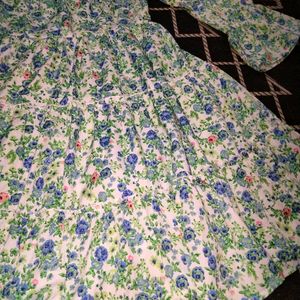 Victorian Ditsy Floral Print Dress