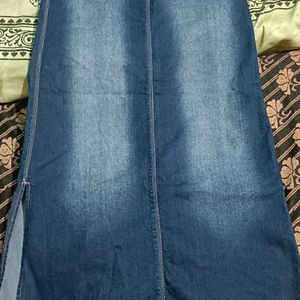 Stretchable Denim Skert