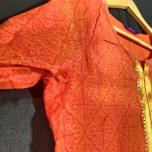 Coral Printed Kurta (Women's)