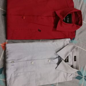 Men's Full Sleeves Two Shirts