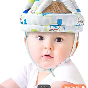 Baby Helmet Penguin Printed Cushioned Safety Helme