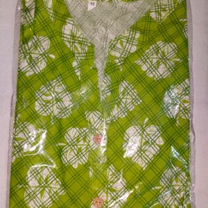 Green Printed Kurti (Women's)