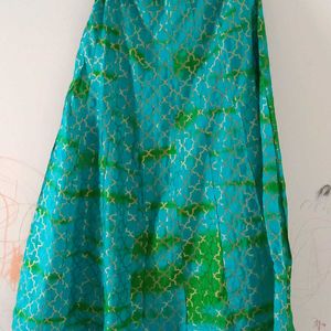 New Ethnic Gown With Skirt