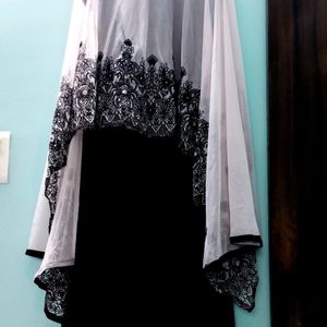 Classy Umbrella Frock With Dupatta Attached