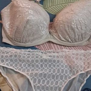 Combo Of  Five  Bra N Panty   Imported Fabric