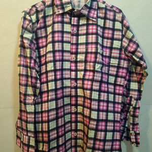 Pink Checks Shirt