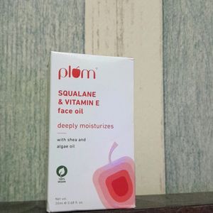 Plum Squalane & Vitamin E Face Oil (New)