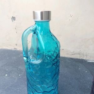 Glass Handle Water Bottle 1 Ltr (3 Pcs)