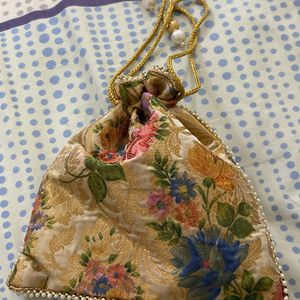 Floral Party Potli Bag