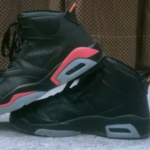 Air Jordan 6 Retro Infrared Black Shoes