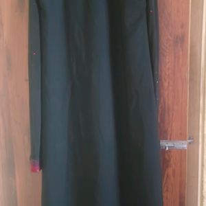 Plain Button Abaya/Burkha