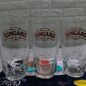 A Set Of 3 Glass