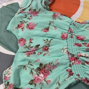 Casual Floral Top For Date