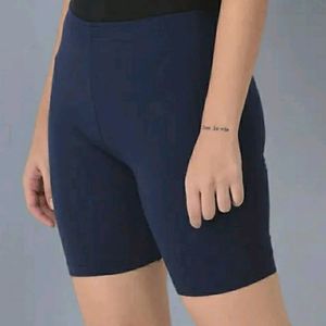 Navy Blue Short Tights Women