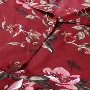 Maroon Floral Dress New One