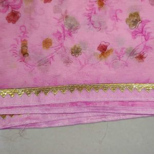 Woman Magenta Colour Printed Saree