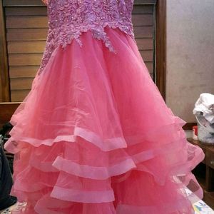 pink barbie gown