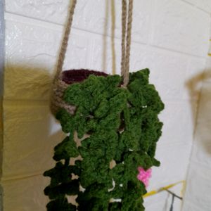 Crochet Hanging Pot