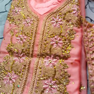 Dress With Shalwal Dupatta  (Full Sleeve, Lining,)