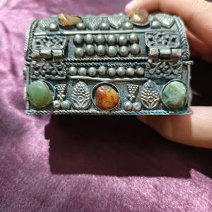 Antique Precious Stones Jewellery Box