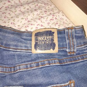 Inkast Denim Shorts.