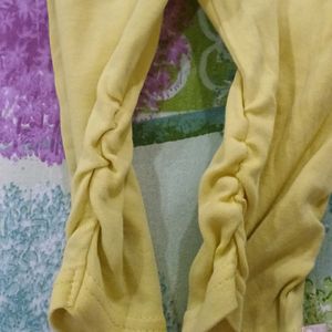 Girls Yellow Legging