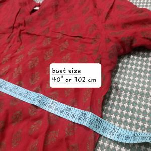 Red Kurti (XXL size)