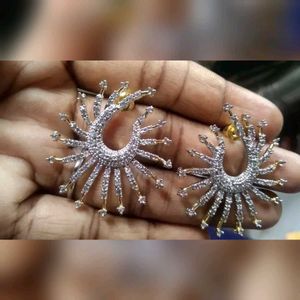 Heavy Stone Work Earring