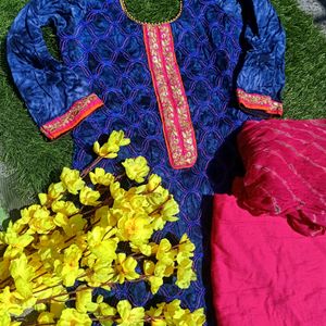 🌷 Women Partywear Kurta Set with Dupatta 🌷