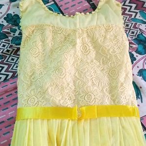 Yellow Dress For Girls