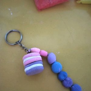 Handmade Customized Clay Keychain