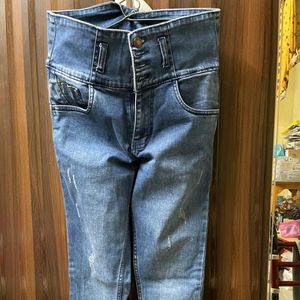 High Raise Skinny Fit Jeans