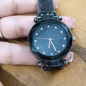 Black Sparkle Watch Magnetic Strap