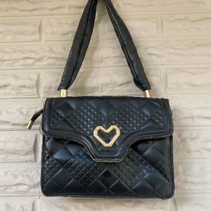 Black Leather Handbag