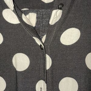 Levis Polka Dot Black Shirt