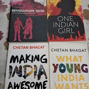 4 Combo Books By Chetan Bhagat