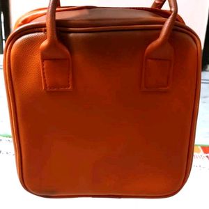 Orange Color Handbag