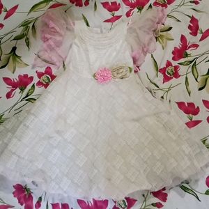 White Princess Frock