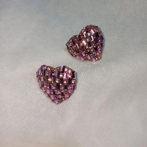 Pink "Sequin" Earrings @ ₹444