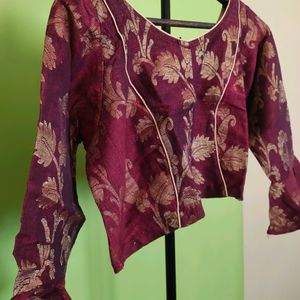 Cotton Linen  Blouse, New With Tag