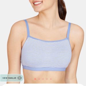 Zivame Striped Non Padded Light Wear Bra