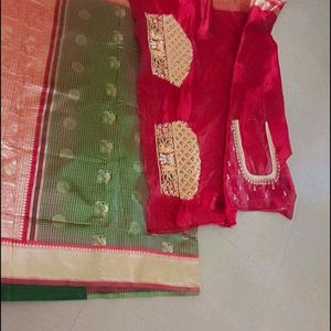 Benerasi Sarees With Work Blouse