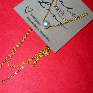 Golden Plated Double Layer Chain