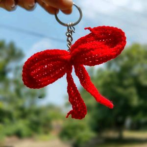 Bow Crochet Keychain ❤