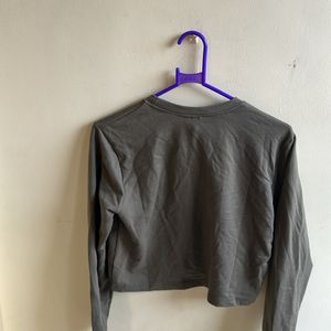 Olive Printed Pullover Tshirt